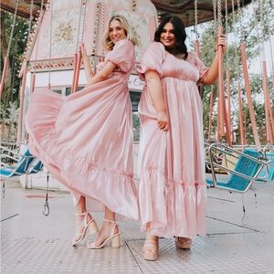 One loved babe different life dress - size large color ash rose (pink)